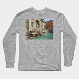 Trevi Fountain, Rome Long Sleeve T-Shirt